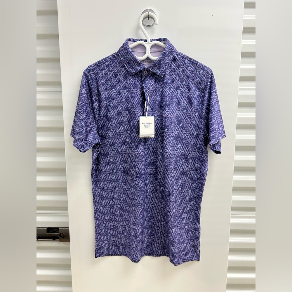Ben Sherman Purple Golf Polo